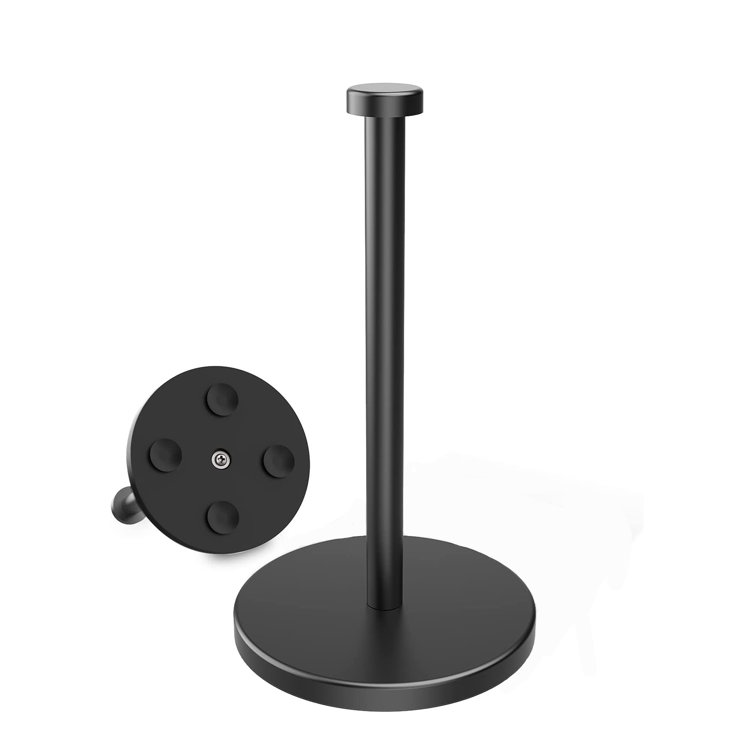 Latitude Run® Countertop Freestanding Paper Towel Holder with Weighted Base Suction Cups Wayfair
